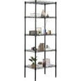 thumbnail image 1 of FDW Shelving 5 Wire Tier Kitchen Storage Cart Rack Units Pantry, Black, 1 of 7