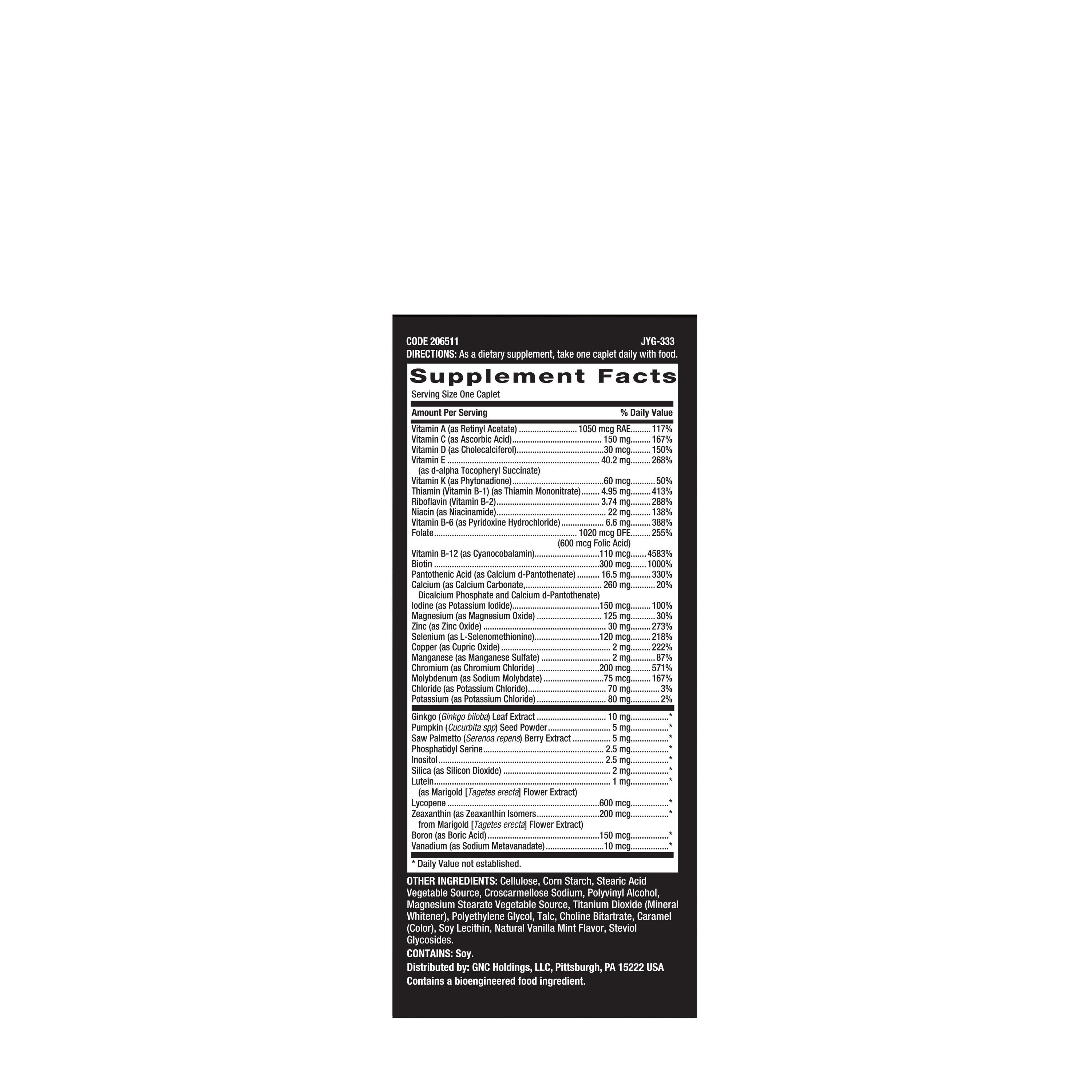 (2 pack) GNC Mega Men 50 Plus Multivitamin | Antioxidants | Heart Health | Prostate and Circulatory Support | 1 Daily