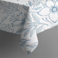 thumbnail image 5 of 60x60 Inch Waterproof Square Tablecloth, Thickened Polyester Table Cover for Dining & Parties, Floral Print, 5 of 6