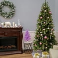 thumbnail image 4 of 7.5 ft. Feel Real Downswept Douglas Slim Fir Hinged Tree with 600 Clear Lights, 4 of 6