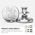 thumbnail image 4 of COOPHYA 12Set No Sew Button Instant Button Pins Alloy for Clothing Adjustment in Assorted Color, 4 of 7