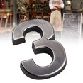thumbnail image 3 of Plate Digit Plated Solid ABS Electroplating Door Plaque Number, 3 of 10