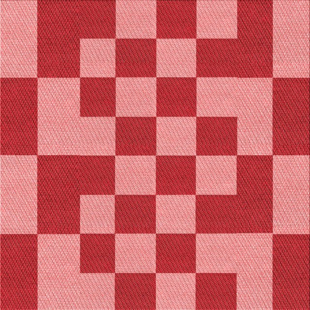 Ahgly Company Machine Washable Indoor Square Transitional Pastel Red Pink Area Rugs, 4' Square
