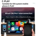 thumbnail image 3 of Riwesomey Radio Estéreo con pantalla táctil de 5 pulgadas para coche, Bluetooth, HD, FM, USB, AUX, compatible con con cable y Android Auto con Combinaciones de reproductor de DVD/TV para coche, 3 of 6