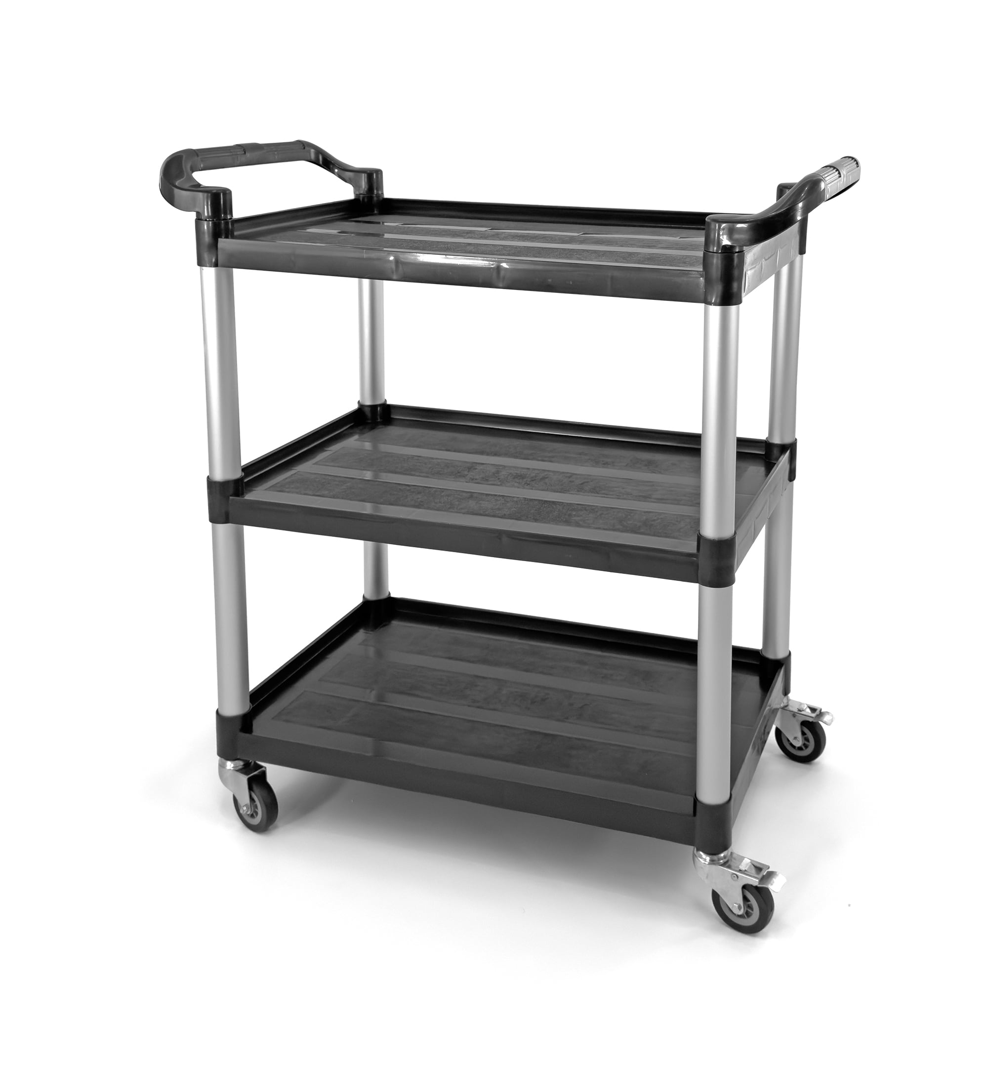 Rubbermaid 3 Shelf Metal Tote Picking Cart Red 2144269 Walmart