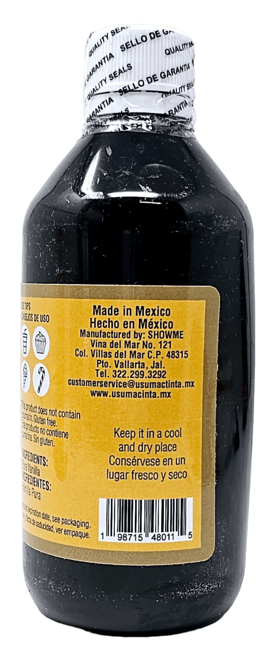 Usumacinta Pure Amber Mexican Vanilla Extract, 8.4oz, Made in Mexico
