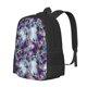 thumbnail image 1 of Easygdp Purple Marble Texture Mochila de Gran Capacidad Minimalista Ideal para Escuela, Viajes y Uso Diario, 1 of 6