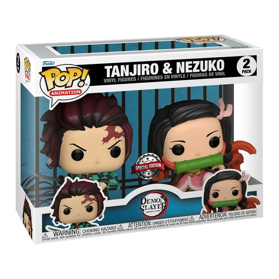 Funko Demon Slayer Tanjiro & Nezuko Vinyl Figures 2-Pack Collectible