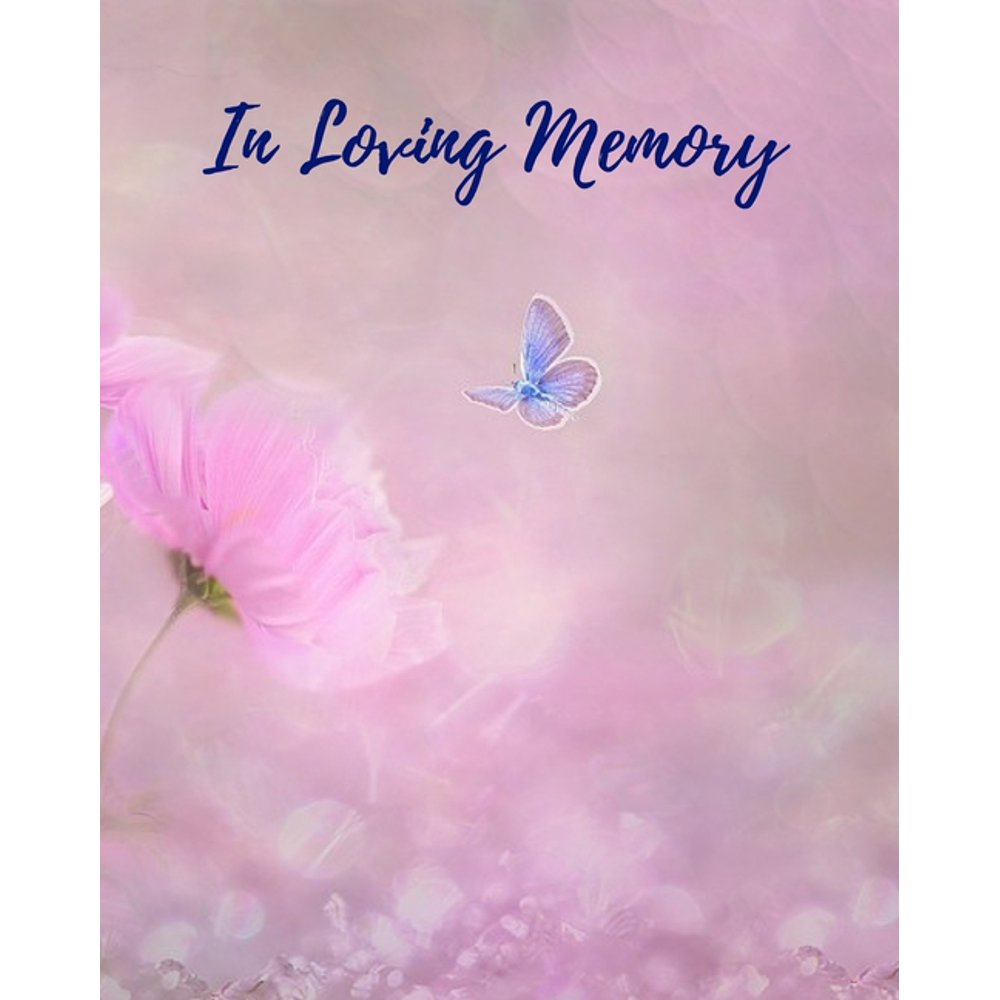 In Loving Memory Funeral Guest Book, Memorial Guest Book