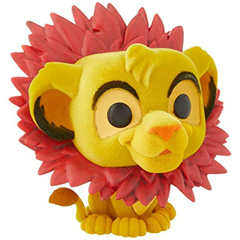 FLOCKED Funko POP! SIMBA LION KING #547 - Special Edition (NEW) MCM