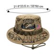 thumbnail image 3 of Packable Sun Bucket Hat with Adjustable Windproof Drawstring for Men Women - UV Protection Lightweight Foldable Sun Hats - Summer Hiking Cap, Suitable for Beach, Gardening, Camping, 3 of 7