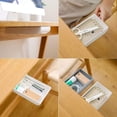 thumbnail image 4 of Drawer Pencil Tray For Under Table, Self-Adhesive Paste Pen Barrel For Kitchen, Living Room, Study And Dressing Room Essentials, Desk Drawer Organizer To Clean The Desktop (2 Pieces), 4 of 7
