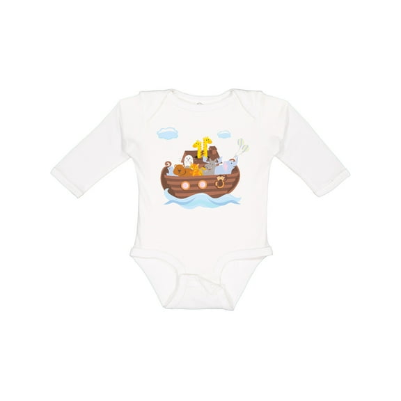 Inktastic Animals Ark Boys or Girls Long Sleeve Baby Bodysuit