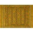 thumbnail image 1 of Ahgly Company Indoor Rectangle Southwestern Yellow Country Area Rugs, 2' x 5', 1 of 4