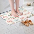 thumbnail image 3 of Tapis de Bain Papillon Coloré Imprimé Aquarelle Papillons Tapis de Salle de Bain, Tapis de Sol pour Filles Décorations Papillon Tapis d'Entrée 20"X32 Pouces, 3 of 5