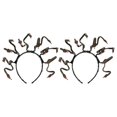 thumbnail image 2 of 2pcs Snake Headband Costume Accessory for Halloween Parties Simulated Snake Hairband for Women, Versatile Headpiece for Dress Up and Cosplay Events, 2 of 4