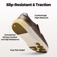 thumbnail image 4 of Fittington Men's Wide Width Slip On Dress Shoes Water-Resistant Lightweight Casual Business Oxfords Leather Shoes 10 Extra Wide, 4 of 11