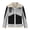 Gray, variant on Fashion Fleece Warm Jacket Coats with Pocket Long Sleeve Jacket Button-up Turndown Collar Mens Winter Jacket Patchwork Gray XXXL