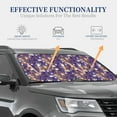 thumbnail image 3 of Kdxio Bowling Game Print 2-Piece Sun Shade Front Windshield - Foldable Car Front Window Sunshades for Most Sedans SUV Truck, 3 of 6