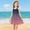 Purple, variant on JUSLIO Girls Camisole Dress Tank Casual Sleeveless Dresses Size 9 Y