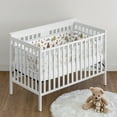 thumbnail image 3 of Sweet Jojo Designs + BreathableBaby Watercolor Woodland Forest Animals Multicolor Breathable Mesh Crib Liner Pad, 3 of 6