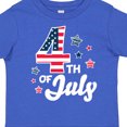 thumbnail image 4 of Inktastic 4th of July with Striped Stars Boys or Girls Toddler T-Shirt, 4 of 5