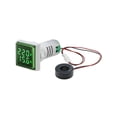 thumbnail image 2 of Voltmeter Digital Display Monitor Dual Ammeter Double LED Tester Hertz Compact Tester Detector Current Telecommunication Machine Tool Green, 2 of 8