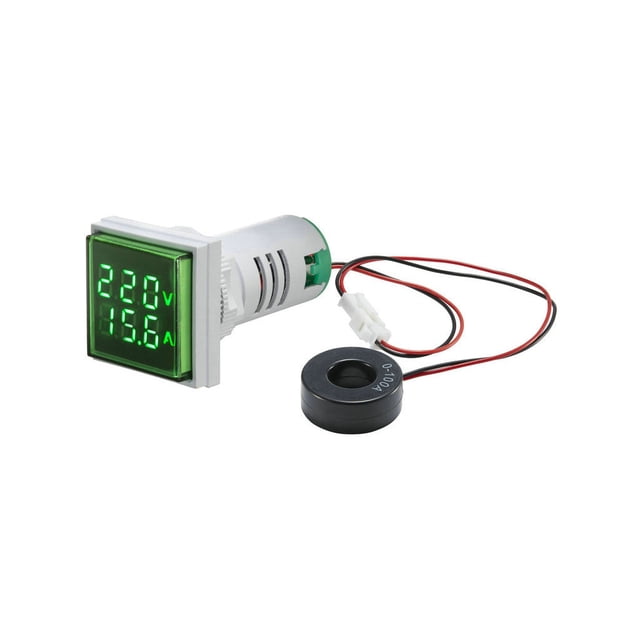 Xingzhi Voltmeter Digital Display for AC Energy Ammeter Signal Hertz Square Small Tester Detector Current Machine Tool Green