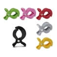 thumbnail image 1 of Clip colorido para cochecito de bebé, soporte para juguete para cochecito, clip para manta, parasol, clip resistente al viento u otro clip Universal de plástico fijo, 6 uds., 1 of 5