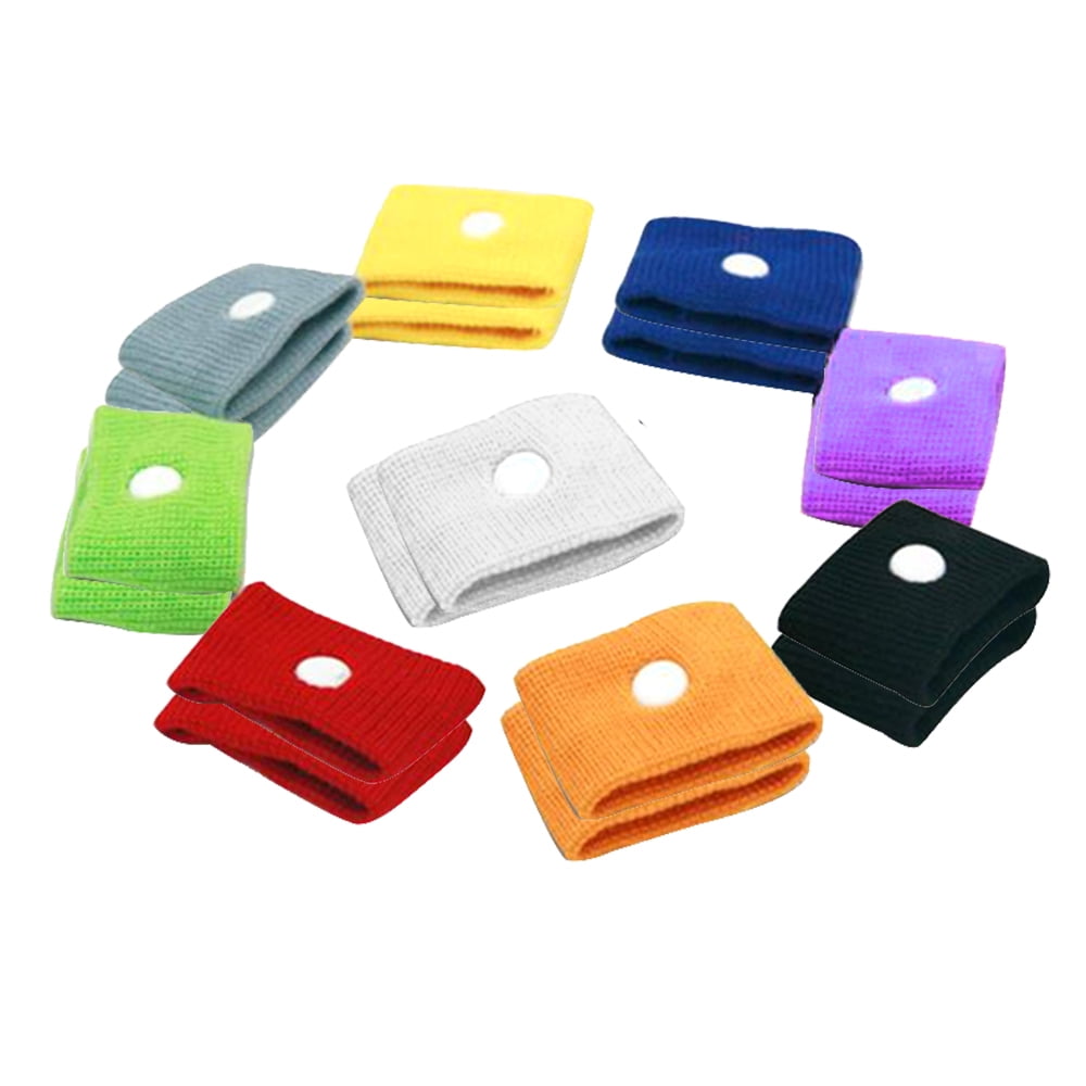 Yuedong Bands Motion 9 Pairs Free For Car Flying Pregnancy Travel Drug-Free Personal Care Acupressure Nausea Relief Wristbands