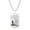 Multicolor A, variant on Latrodar Stainless Steel Tag Necklace Family Friend Gift Unisex, Remember You Are Braver Than You Father Mom To Son Daughter-Chain Pendant Multicolor