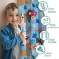 thumbnail image 3 of Blackout Kids Curtains,Basset Hound Dog and Flower Childrens Insulated Curtains Set Of 2,Bedroom Essentials,Toddler Room Decor 52"x84"(132x213cm), 3 of 4