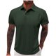 thumbnail image 1 of pstuiky camisetas de hombre, Camisas cortas informales de cuello redondo y botones para hombre camisetas de hombre m, 1 of 6