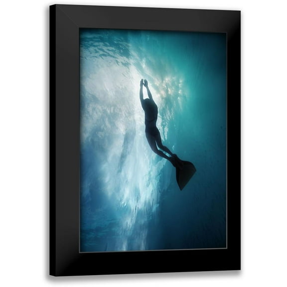 Narchuk, Andrey 11x14 Black Modern Framed Museum Art Print Titled - Sky Dive