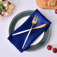 thumbnail image 4 of 12pcs Hemstitched Square Napkins 30x30cm Satin Cocktail Napkin For Party Wedding Table Cloth Soft Kitchen Dinner Napkins, 4 of 4