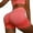 Watermelon Red, variant on IWRICH Women's High Waist Workout Yoga Shorts Gym Seamless Cycling Scrunch Shorts Lifting Breathable Soft Comfy Activewear Watermelon Red XL