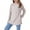White, variant on LIaqionyy Girls Crewneck Long Sleeve Tops Casual Comfy Pullover Kids Solid Color T-Shirts with Thumb Holes 7-14 Years
