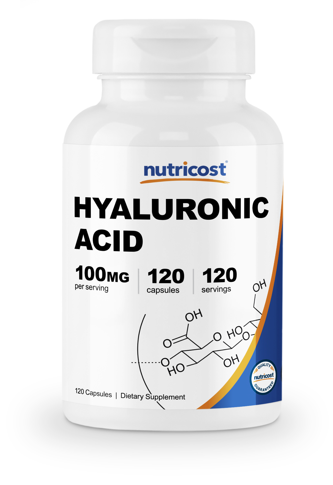 Nutricost Hyaluronic Acid Capsules 100mg Per Serving (120 Veggie