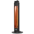 thumbnail image 5 of VEVOR Infrared Heater, 1500W Oscillation Electric Space Heater, Patio Heater w/ 2 Speeds, Outdoor/Outdoor for Bedroom,Studio,Porch,Dining Room,Studio, Stand,31.5 in L, Black, 5 of 9