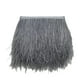 thumbnail image 2 of 1 de Flecos de Plumas de Avestruz Natural para Decoración / Accesorio de Ropa Cinta de Plumas Diy Gris Y Champán, 2 of 9