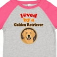 thumbnail image 4 of Inktastic Golden Retriever Dog Lover Boys or Girls Toddler T-Shirt, 4 of 5