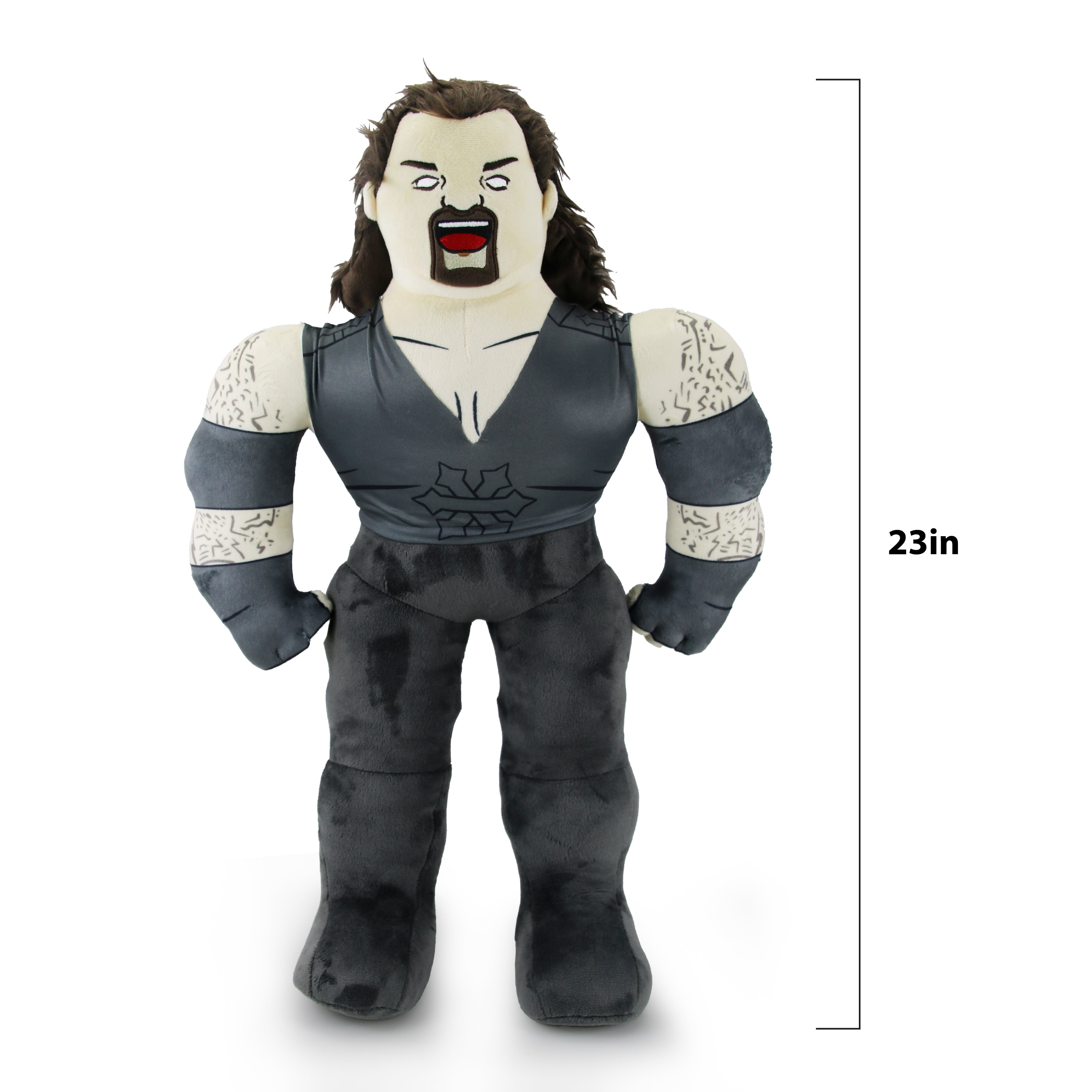 WWE 23" Full Body Plush Undertaker, Stuffed Action Figure, Children Ages 3+