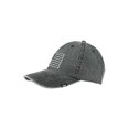 thumbnail image 1 of Top Headwear USA Washed Pigment Dyed Twill Cap - Black, 1 of 2