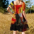 thumbnail image 4 of Abstract 2 Sleeveless Dress clothes for women dresses for women 2024, 4 of 7