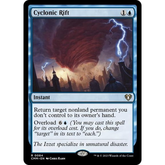 Magic the Gathering - Commander Masters - Cyclonic Rift Near Mint