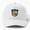 White, variant on Acadia National Park Baseball Hat, Bar Harbor Maine Travel Badge Design, Classic Cap