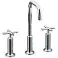 thumbnail image 1 of Kohler Purist Widespread Bathroom Faucet with High Spout and High Cross Handles, 1 of 1