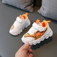 thumbnail image 4 of Boys Cute Dinosaur Running Shoes Toddler Fashion Light Up Slip On Sneakers Breathable Non Slip Walking Shoes, 4 of 6