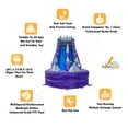 thumbnail image 5 of JumpOrange 19’ Dark Night Commercial Grade Water Slide with Splash Pool for Kids and Adults (with Blower), Outdoor Indoor, Wet Dry Use, Tall Inflatable, 5 of 5