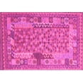 thumbnail image 1 of Ahgly Company Indoor Rectangle Oriental Pink Traditional Area Rugs, 4' x 6', 1 of 4
